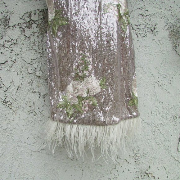 Laundry by Shelli Segal sequin dress in rose silver 14 - Picture 6 of 9